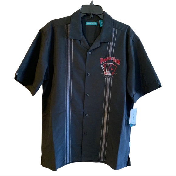 Cubavera Other - POKER EMBROIDERED PANEL SHIRT